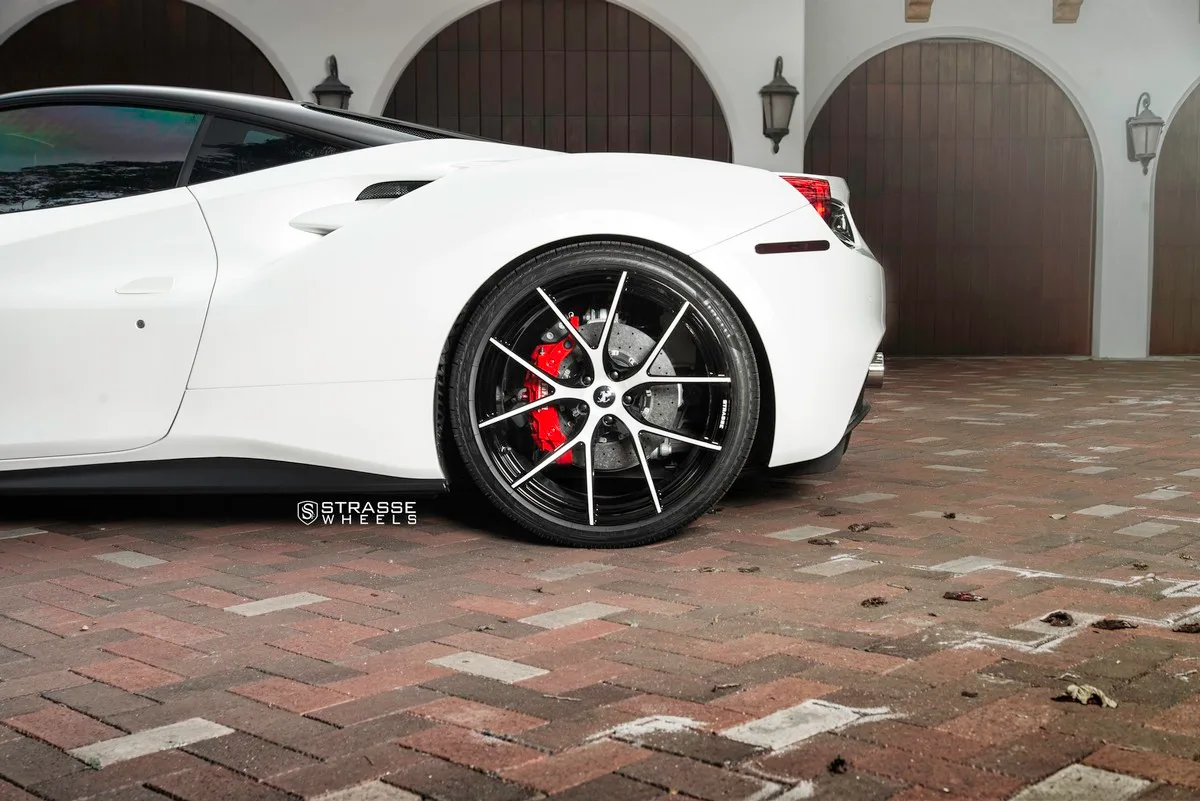 Strasse SM5R Deep Concave Monoblock on Ferrari 488, photo 9