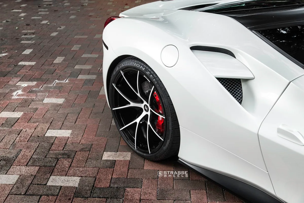 Strasse SM5R Deep Concave Monoblock on Ferrari 488, photo 11