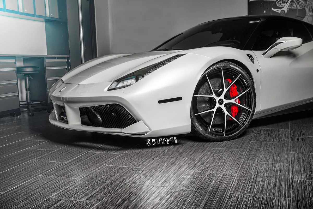 Strasse SM5R Deep Concave Monoblock on Ferrari 488, photo 6