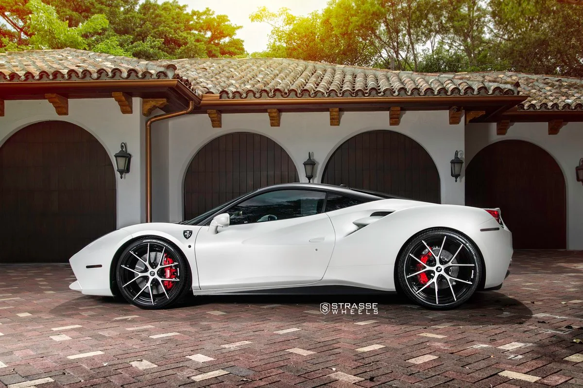 Strasse SM5R Deep Concave Monoblock on Ferrari 488, photo 5