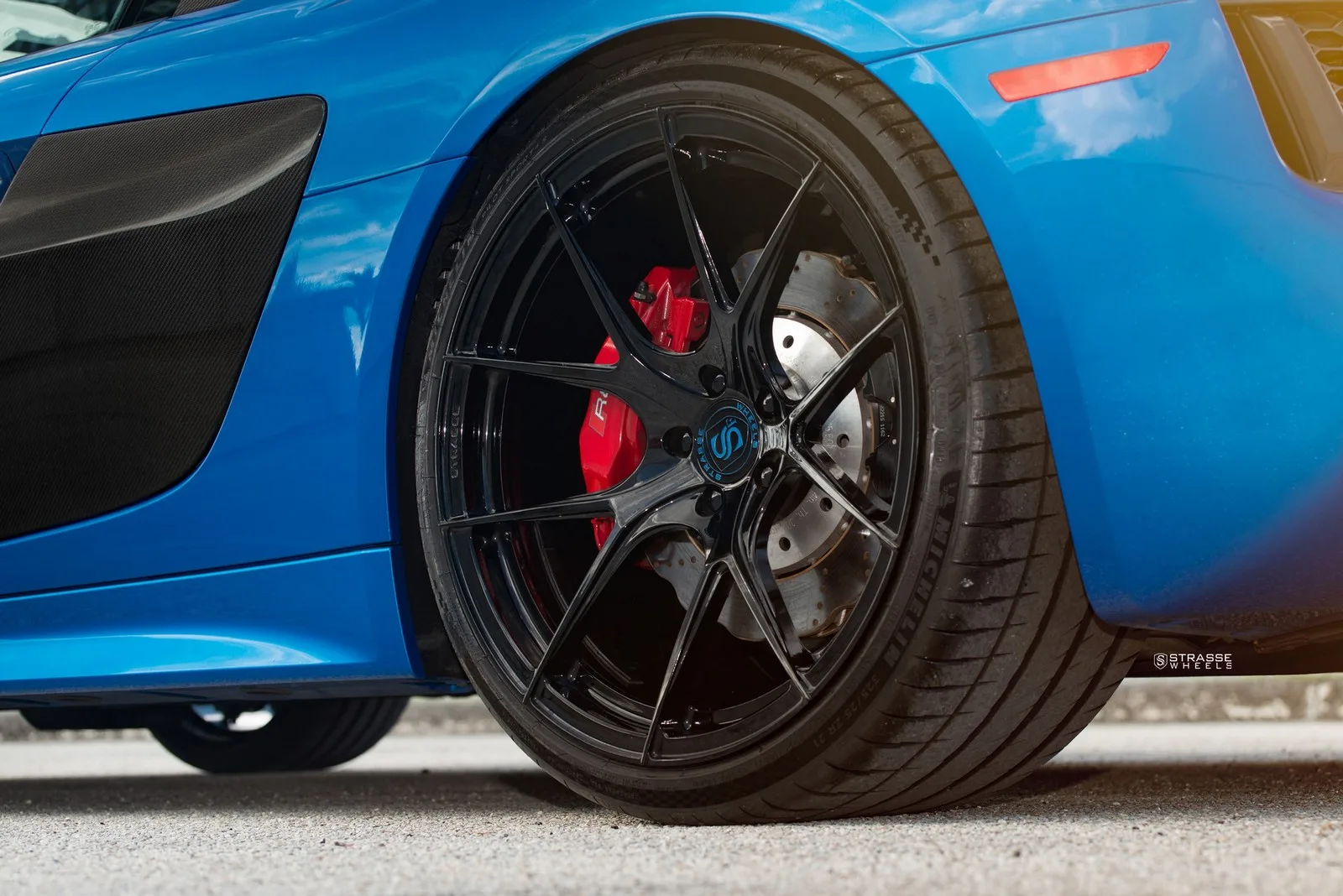 Strasse SM5R Deep Concave Monoblocks on Audi R8 Type 4S.1, photo 6