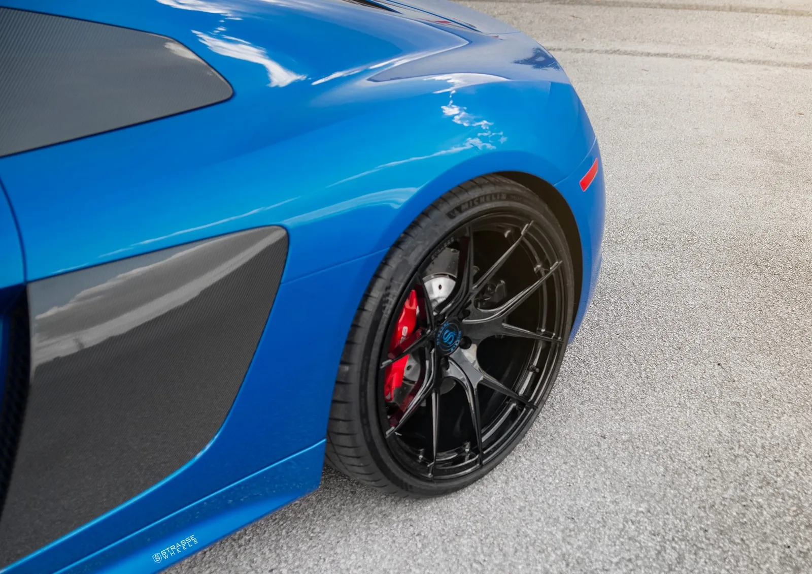 Strasse SM5R Deep Concave Monoblocks on Audi R8 Type 4S.1, photo 5