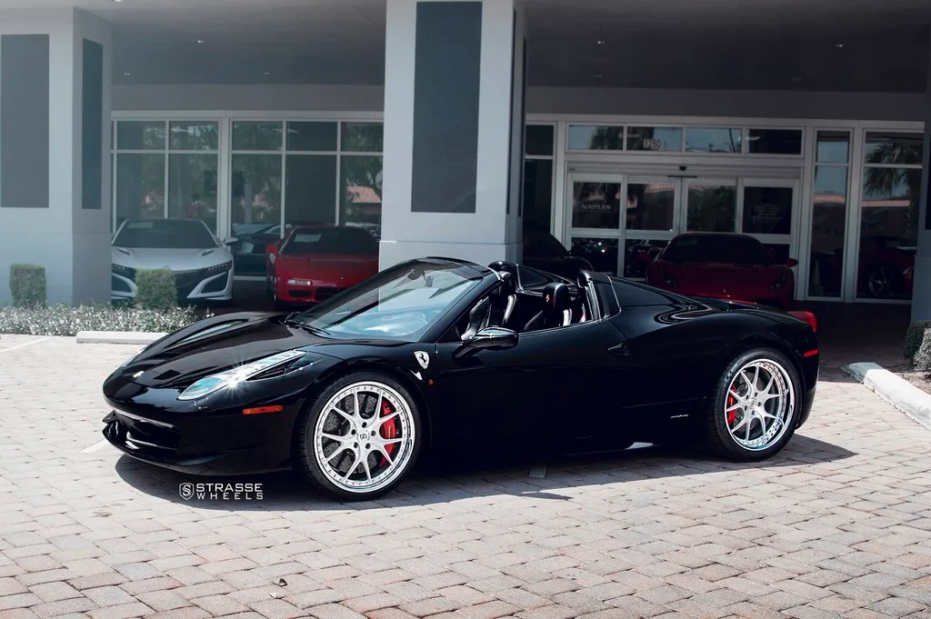 Strasse SM5R Signature Series on Ferrari 458 F142