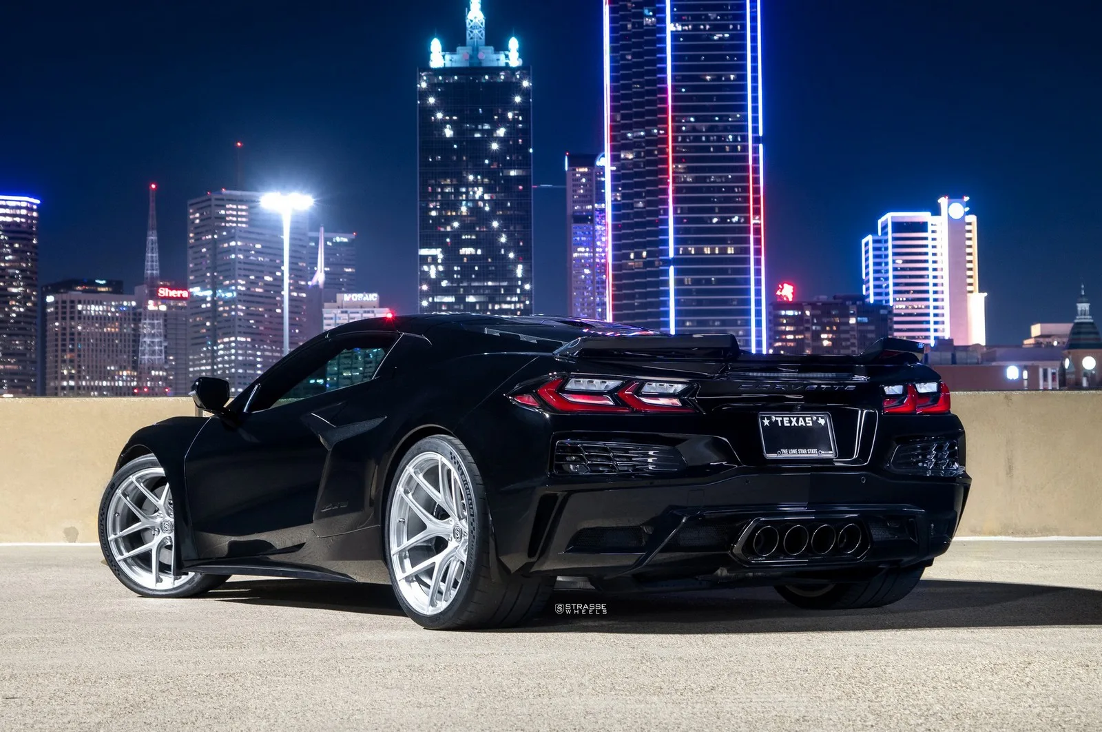 Strasse SM5R SL Deep Concave Monoblock on Chevrolet Corvette C8, photo 11