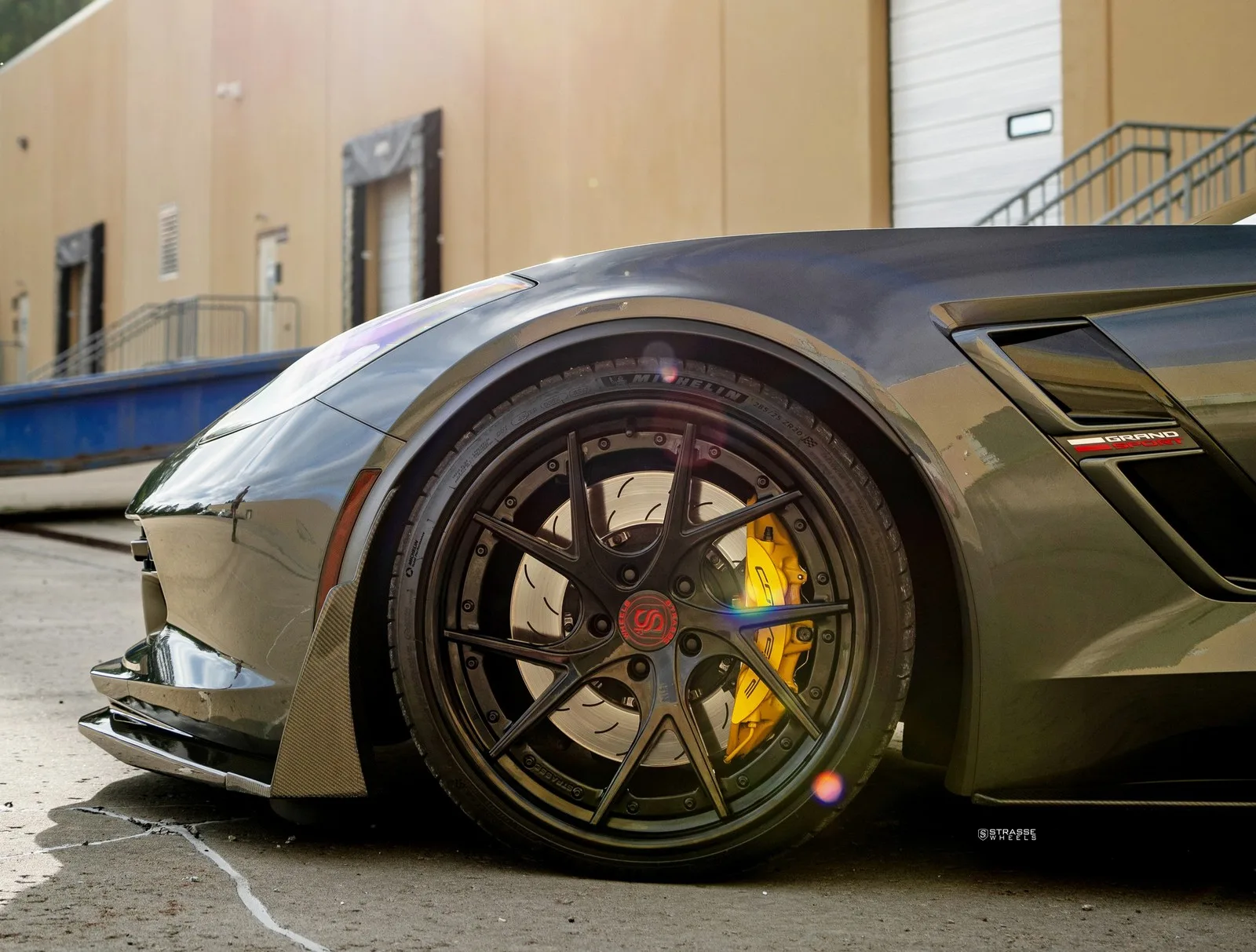 Strasse SM5RT Deep Concave FS on Chevrolet Corvette C7, photo 2