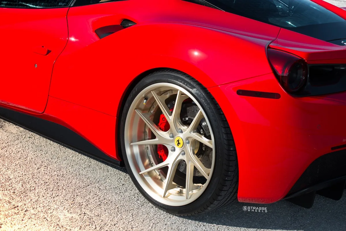 Strasse SM5RT Deep Concave FS on Ferrari 488, photo 11