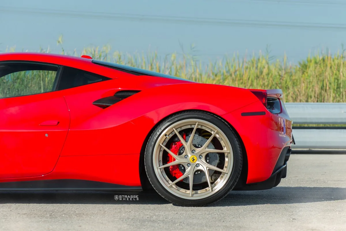 Strasse SM5RT Deep Concave FS on Ferrari 488, photo 7