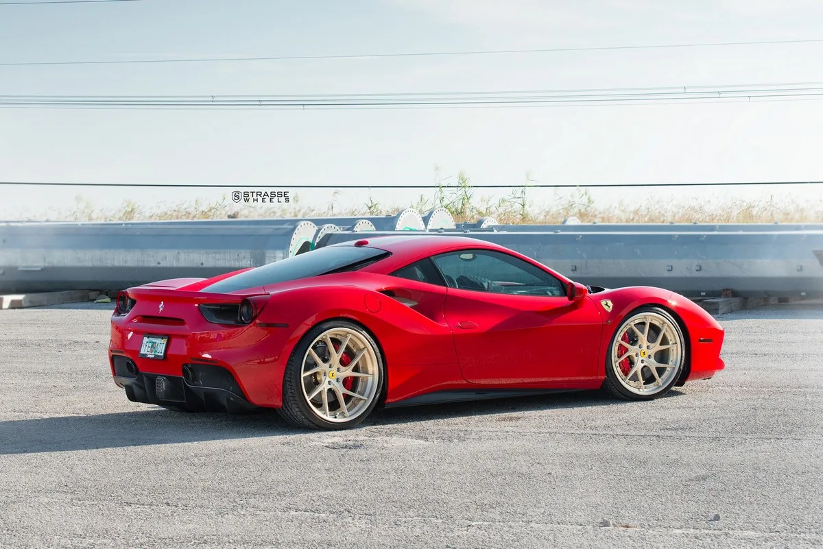 Strasse SM5RT Deep Concave FS on Ferrari 488, photo 10