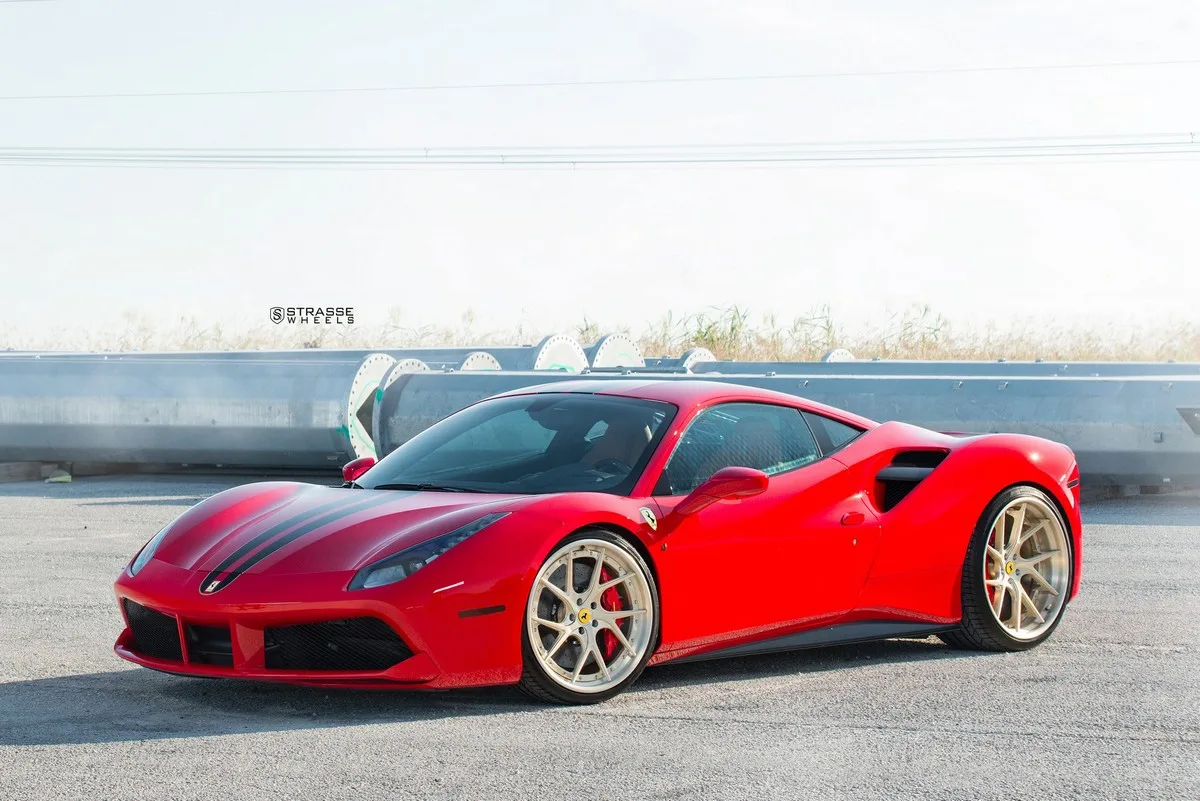 Strasse SM5RT Deep Concave FS on Ferrari 488, photo 2