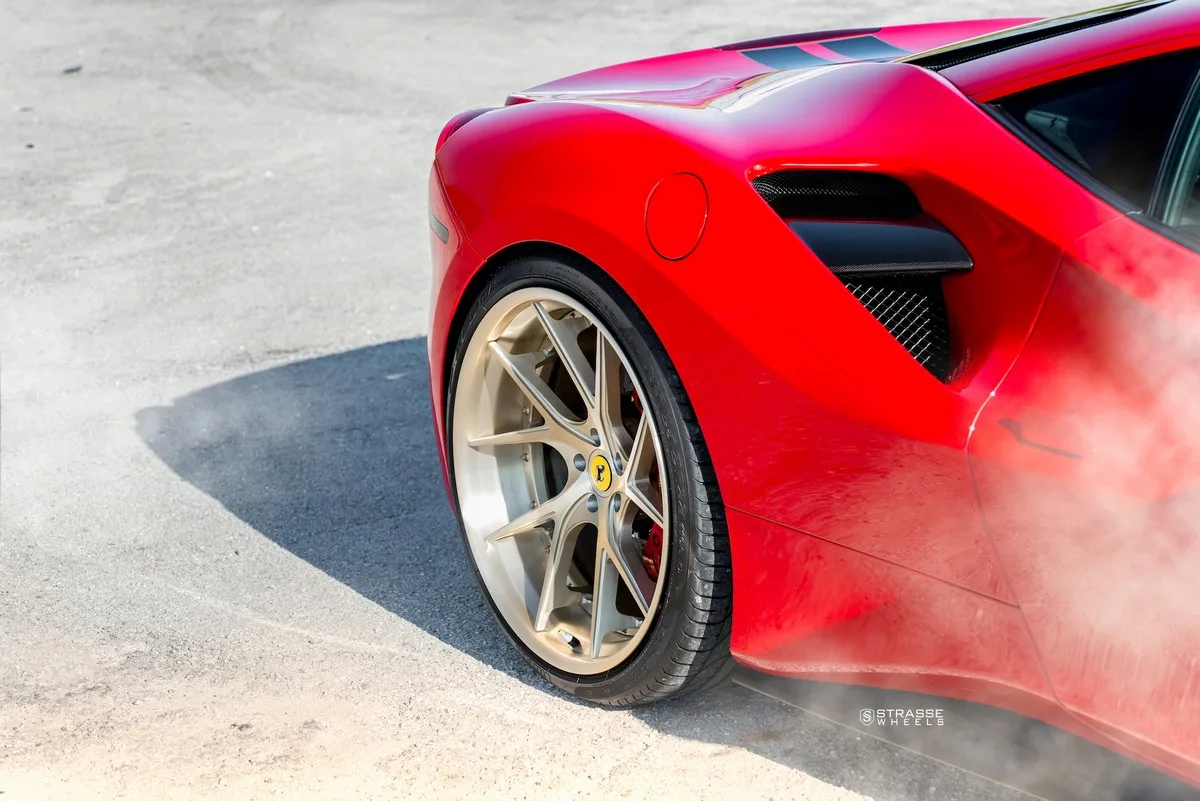Strasse SM5RT Deep Concave FS on Ferrari 488, photo 12