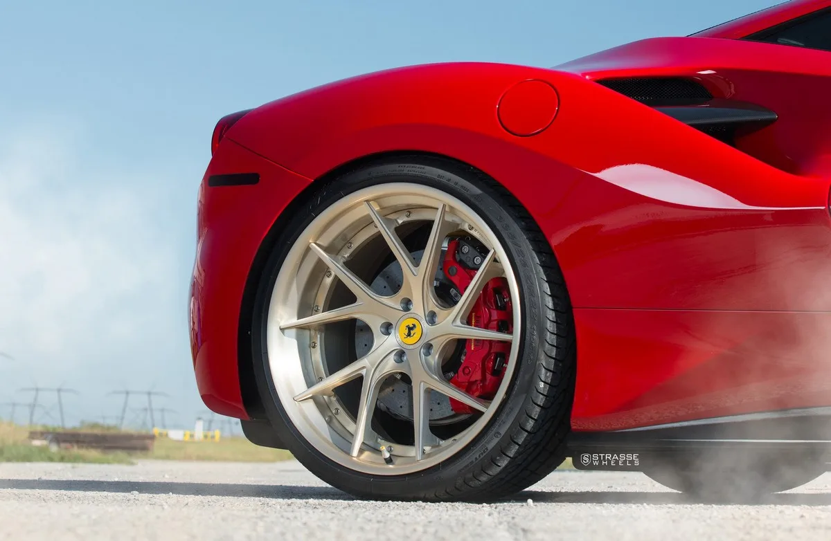 Strasse SM5RT Deep Concave FS on Ferrari 488, photo 8