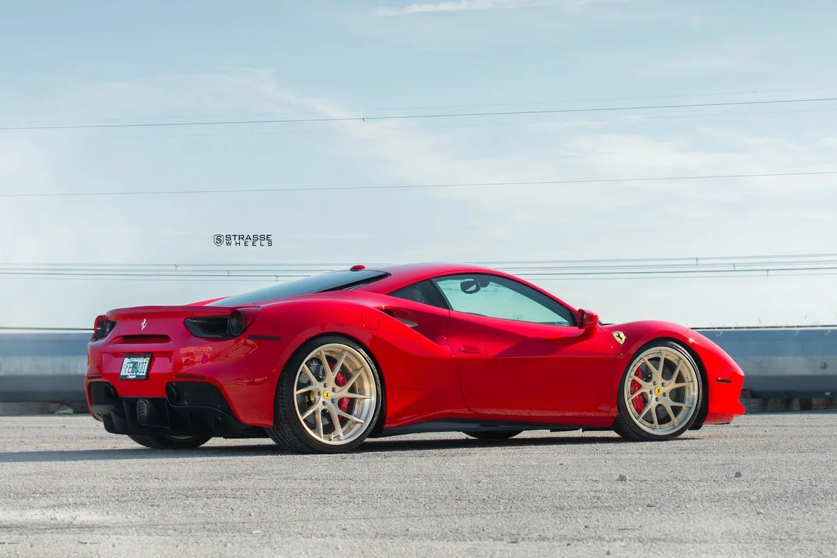Strasse SM5RT Deep Concave FS on Ferrari 488, photo 6