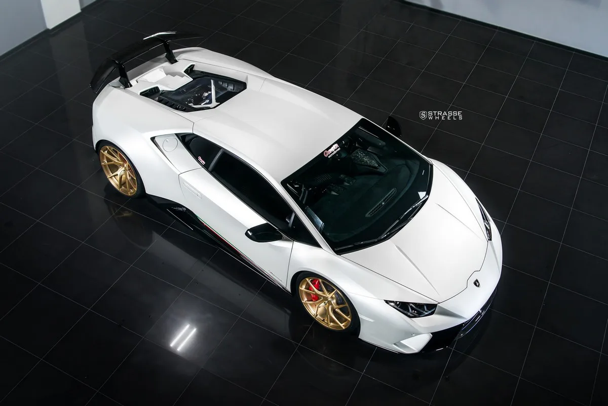 Strasse SM5RT Deep Concave Monobloack on Lamborghini Huracan (2014), photo 6