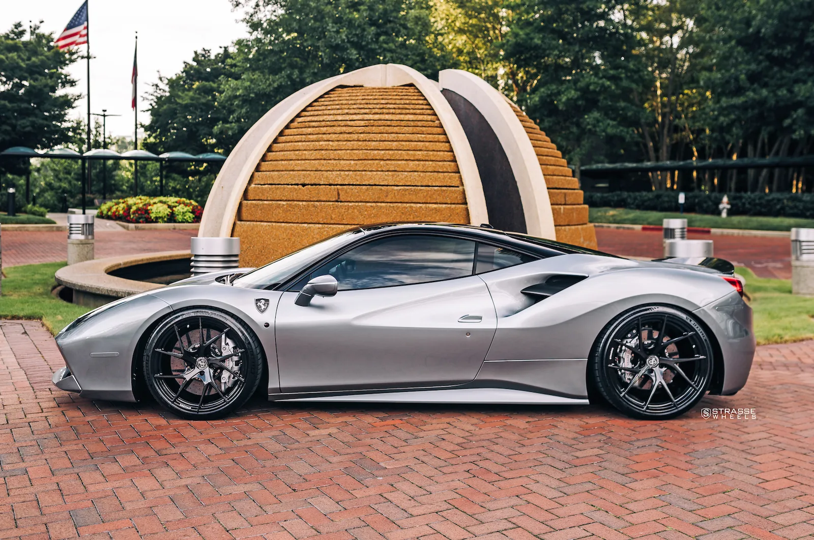 Strasse SM5RT Deep Concave Monoblock on Ferrari 488, photo 9