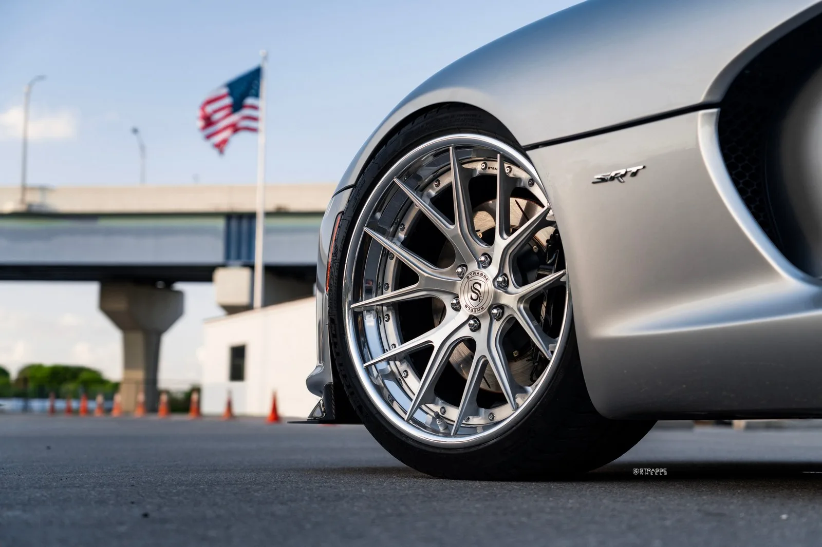 Strasse SM6R Deep Concave FS on Dodge Viper VX I (5th gen), photo 2