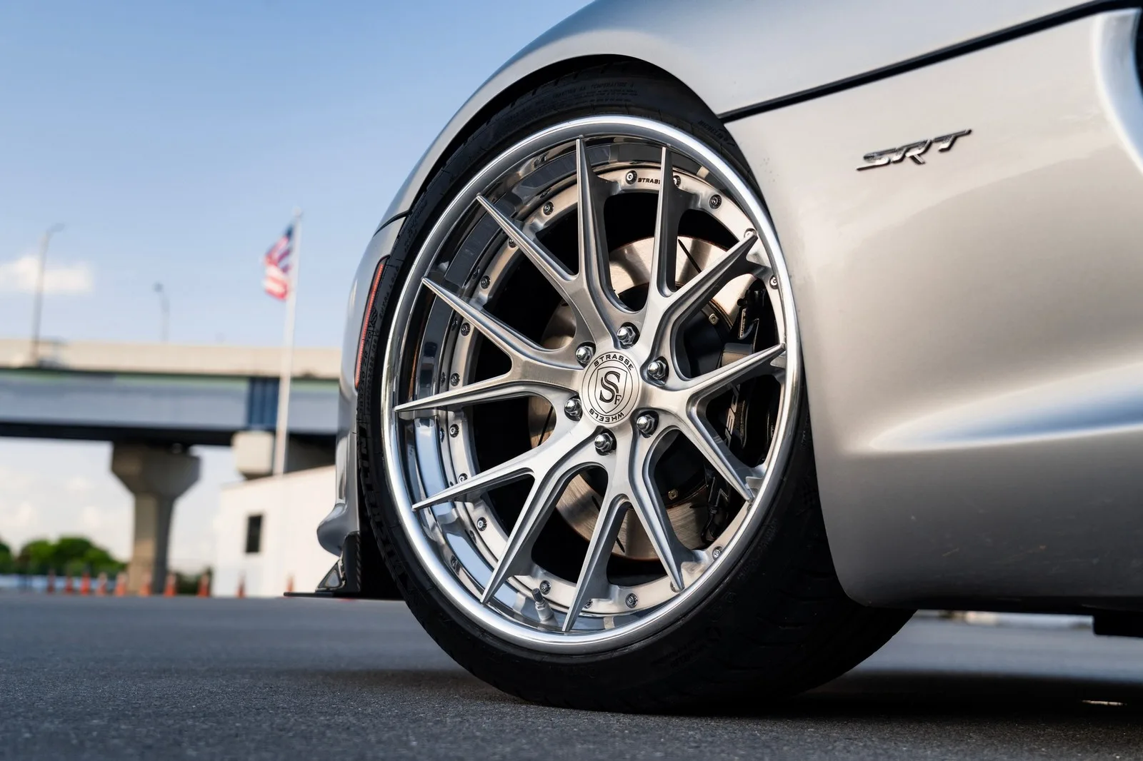 Strasse SM6R Deep Concave FS on Dodge Viper VX I (5th gen), photo 10