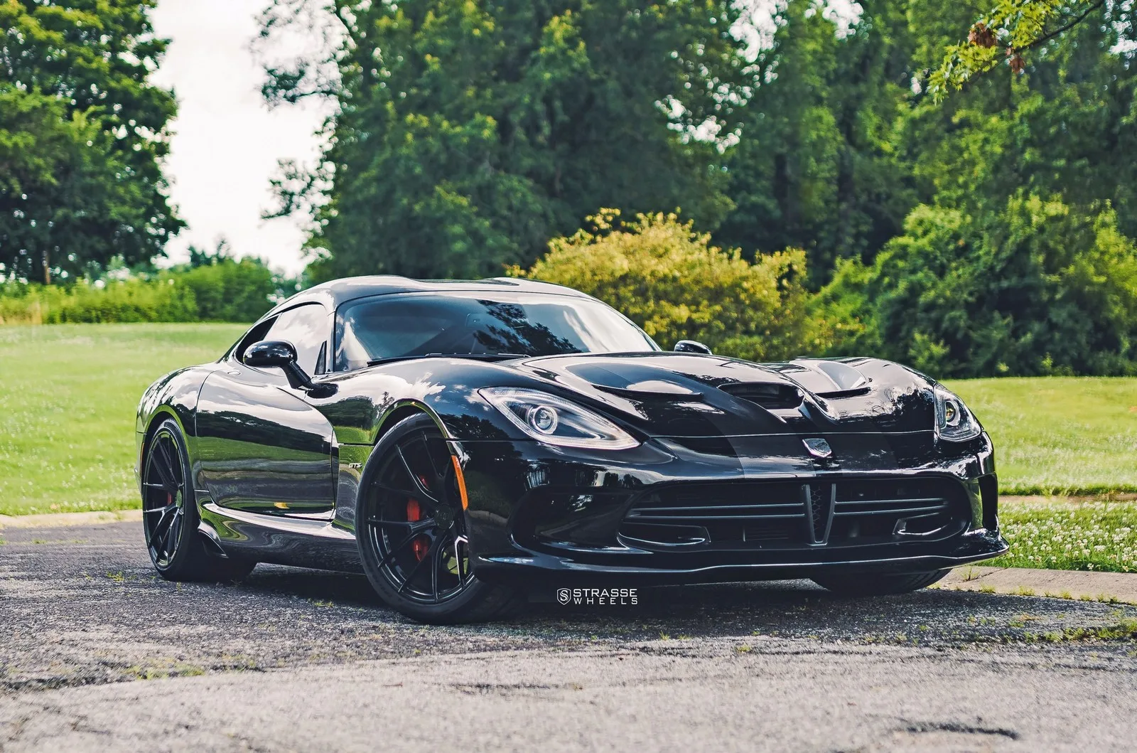Strasse SM6R Deep Concave Monoblocks on Dodge Viper VX I (5th gen), photo 3