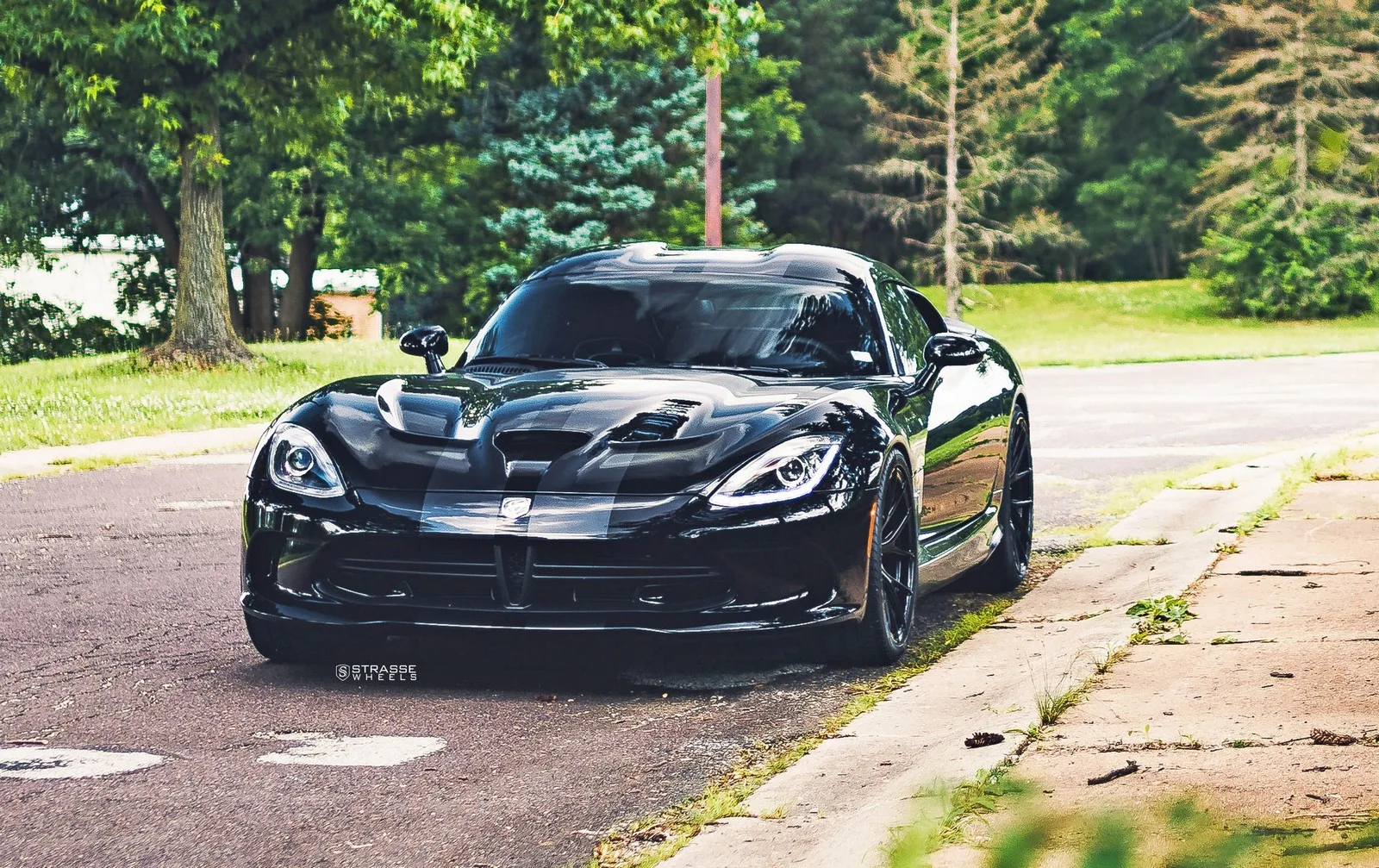 Strasse SM6R Deep Concave Monoblocks on Dodge Viper VX I (5th gen), photo 8