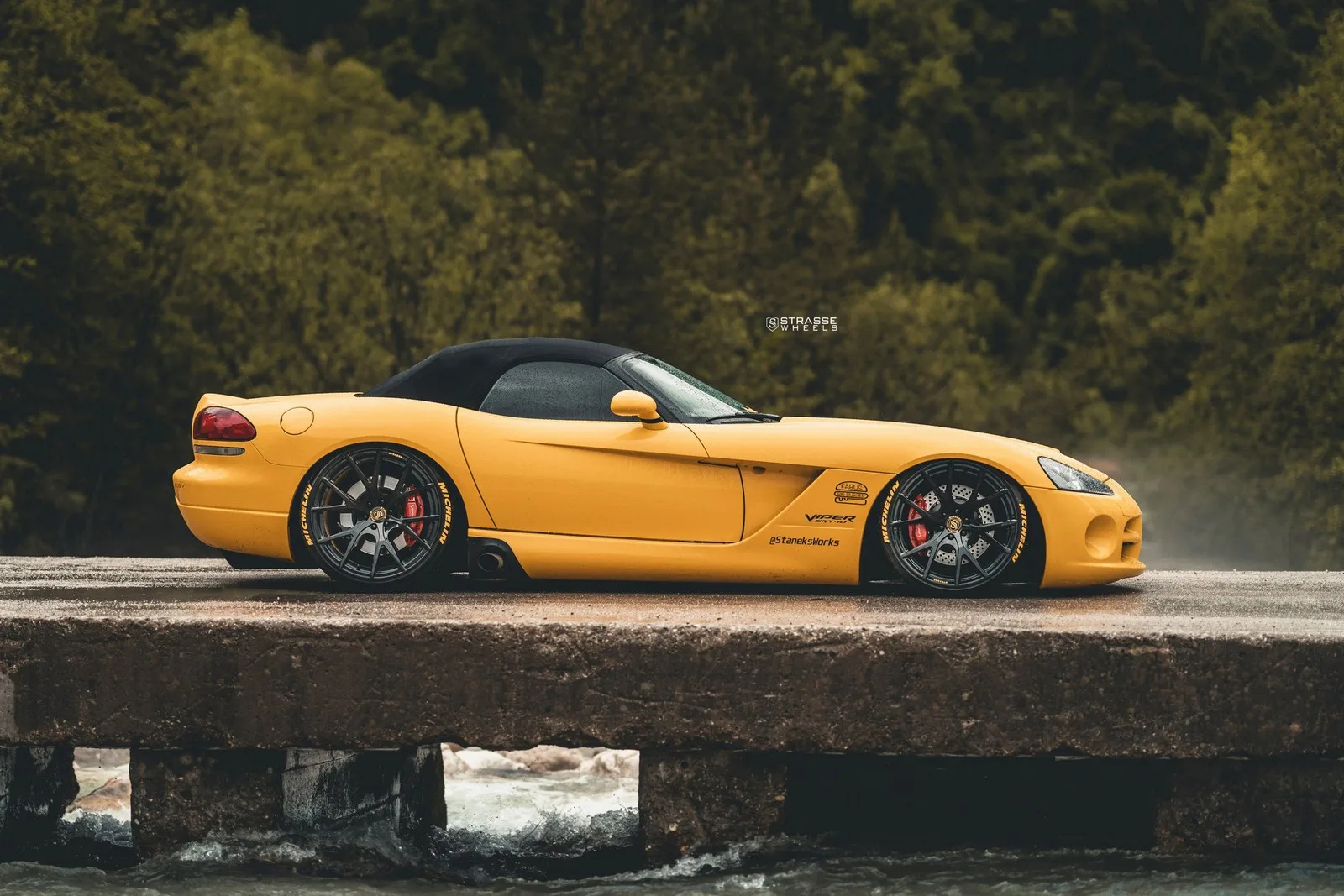 Strasse SM6R Deep Concave Monoblocks on Dodge Viper ZB II (4th gen), photo 5