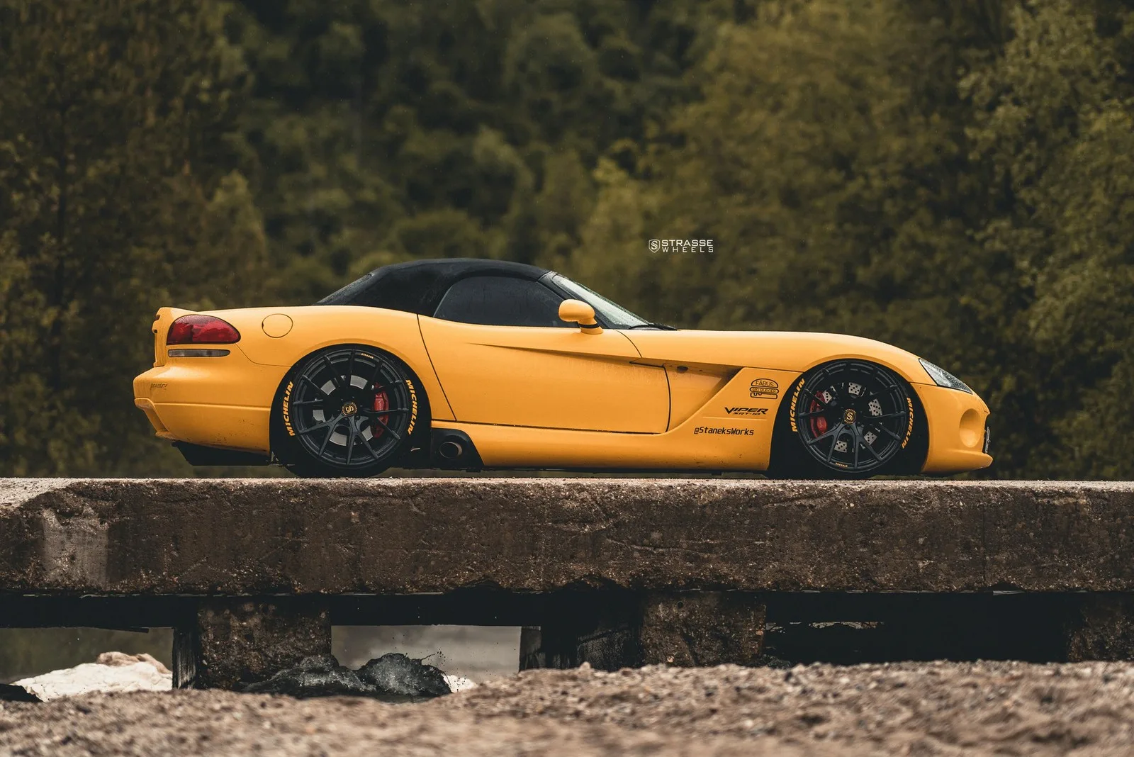 Strasse SM6R Deep Concave Monoblocks on Dodge Viper ZB II (4th gen), photo 2