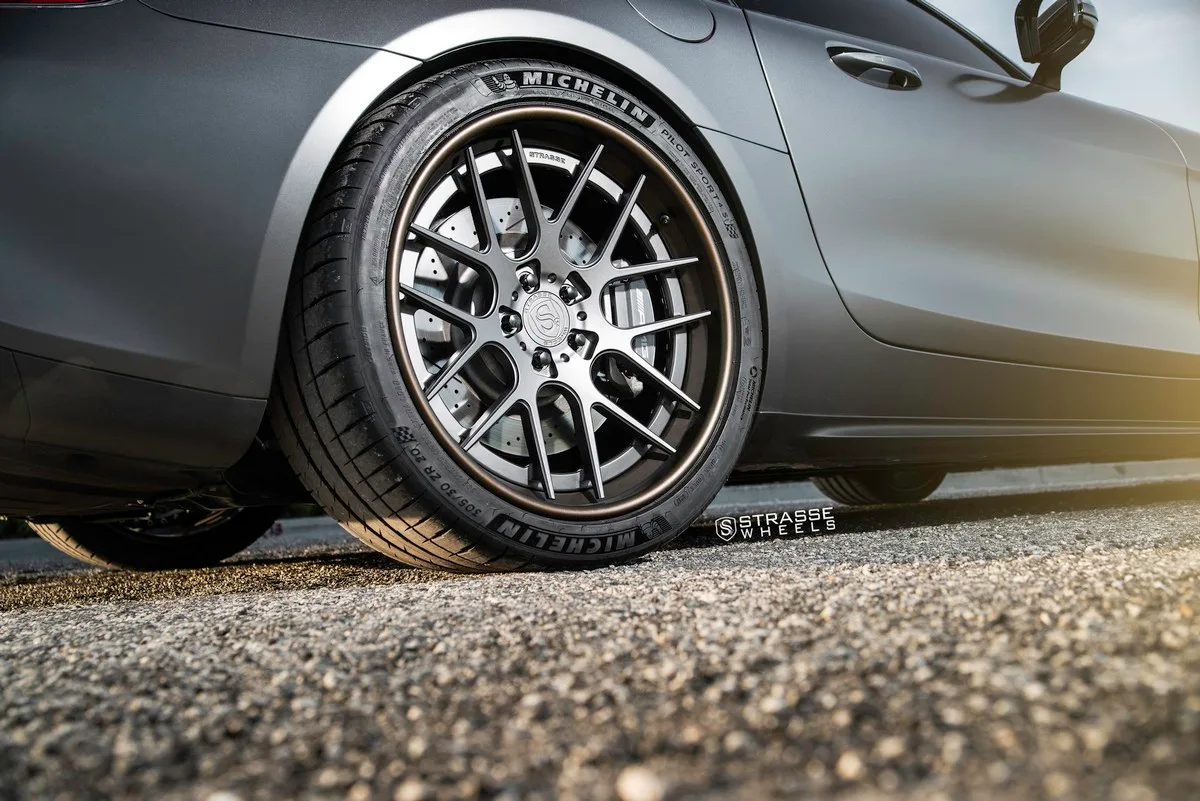 Strasse SM7 Deep Concave FS on Mercedes-Benz AMG GT C190.1, photo 12