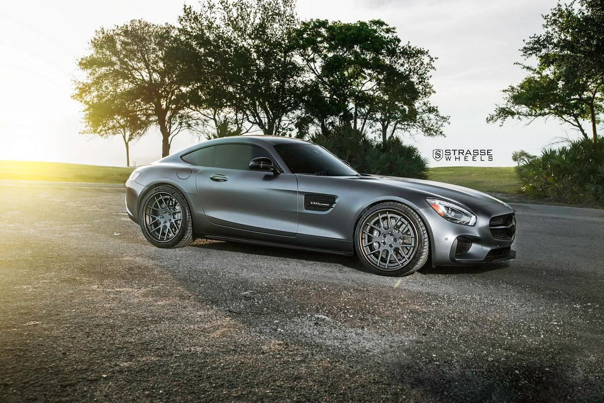 Strasse SM7 Deep Concave FS on Mercedes-Benz AMG GT C190.1, photo 4