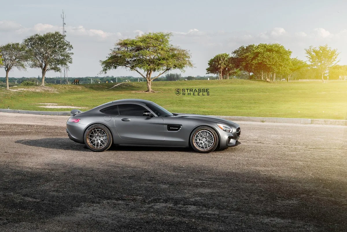 Strasse SM7 Deep Concave FS on Mercedes-Benz AMG GT C190.1, photo 6