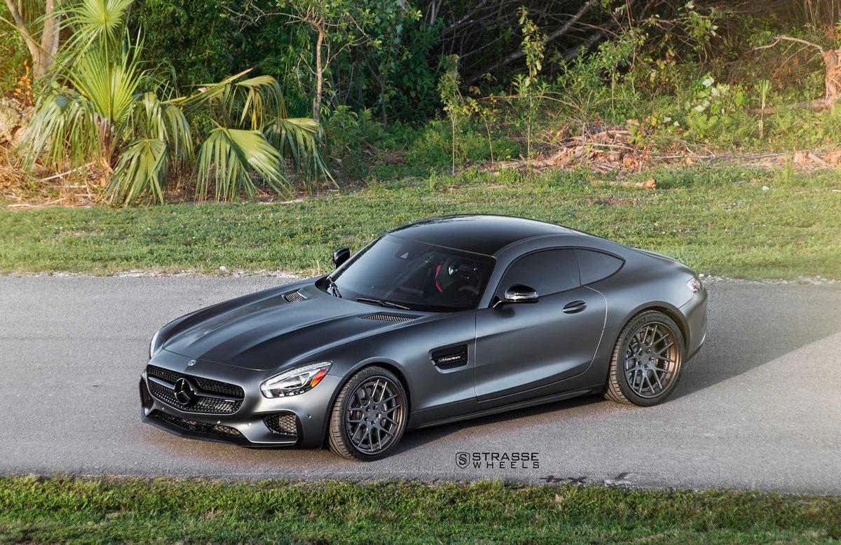 Strasse SM7 Deep Concave FS on Mercedes-Benz AMG GT C190.1, photo 8