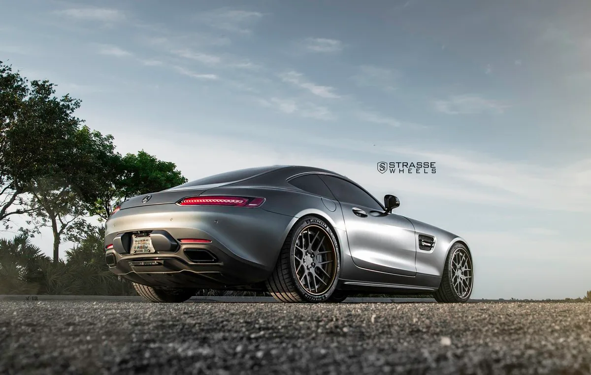 Strasse SM7 Deep Concave FS on Mercedes-Benz AMG GT C190.1, photo 11