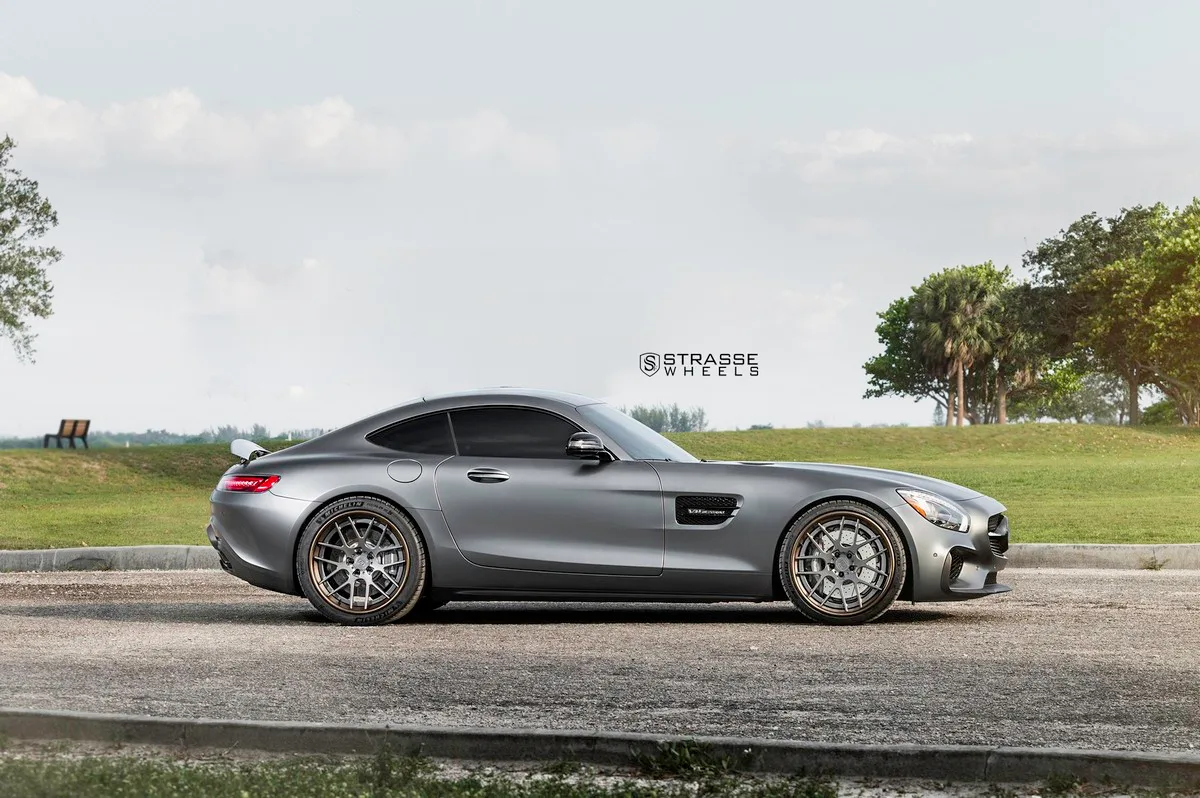 Strasse SM7 Deep Concave FS on Mercedes-Benz AMG GT C190.1, photo 5