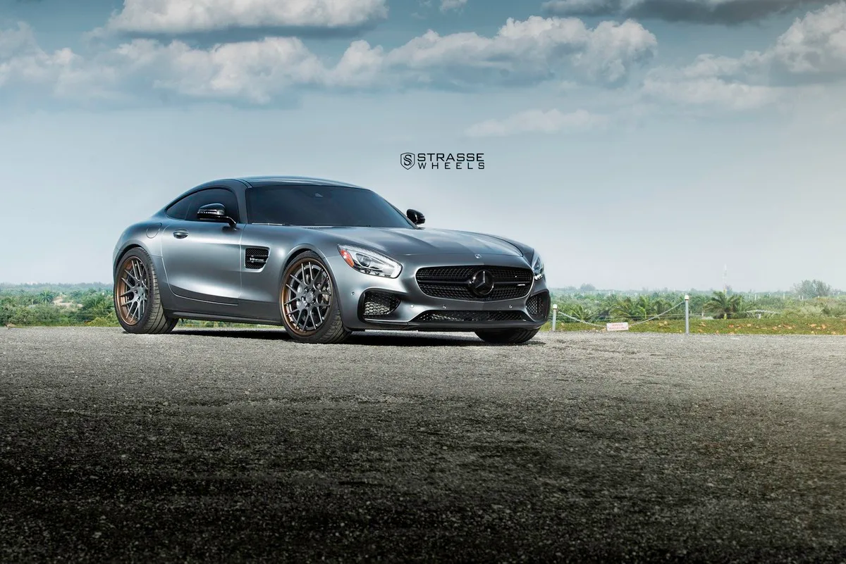Strasse SM7 Deep Concave FS on Mercedes-Benz AMG GT C190.1