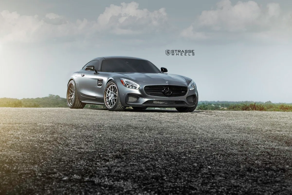 Strasse SM7 Deep Concave FS on Mercedes-Benz AMG GT C190.1, photo 3