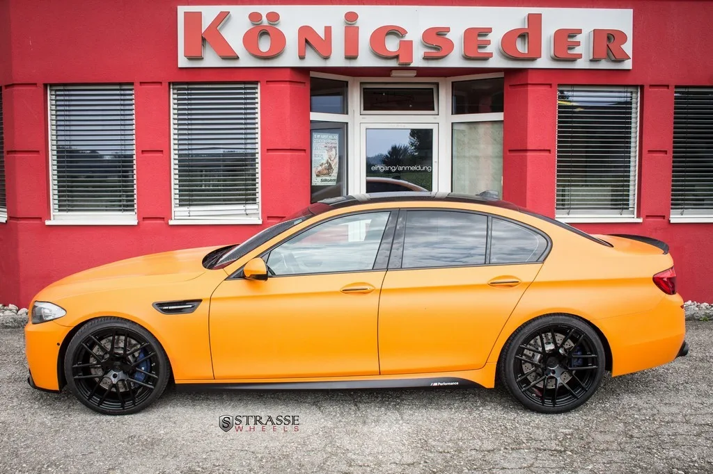 Strasse SM7 Deep Concave Monoblock on BMW M5 F10.1, photo 6