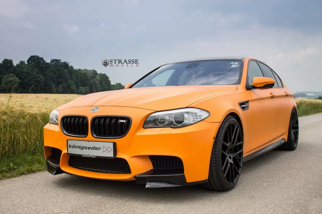 Strasse SM7 Deep Concave Monoblock on BMW M5 F10.1, photo 3