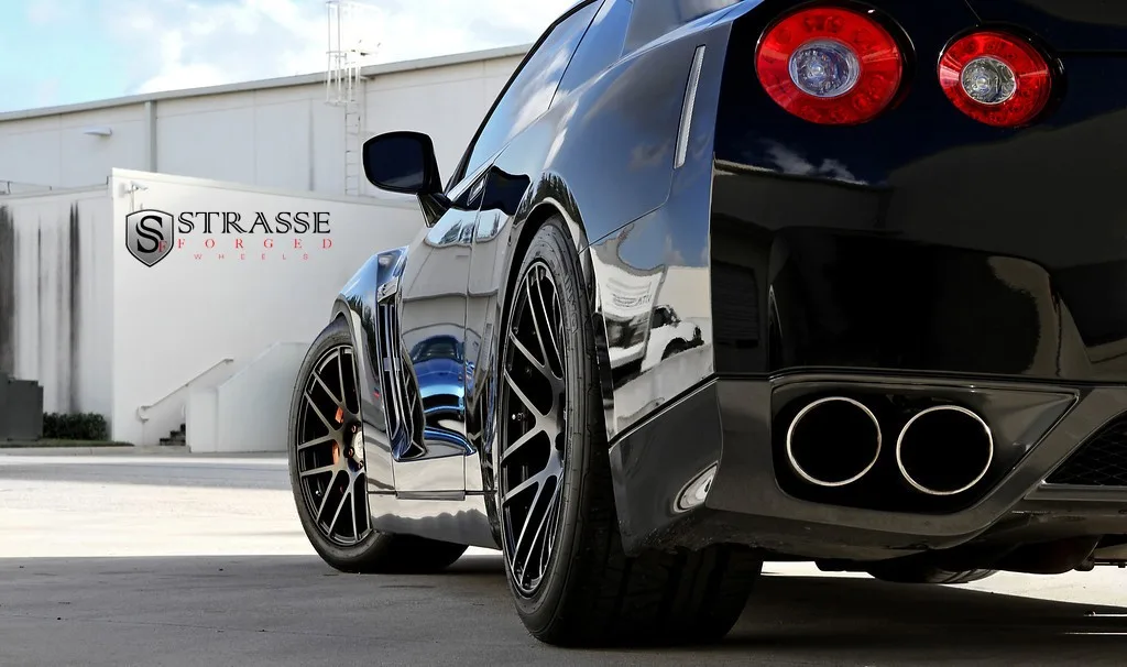 Strasse SM7 Deep Concave Monoblock on Nissan GT-R R35.1, photo 11