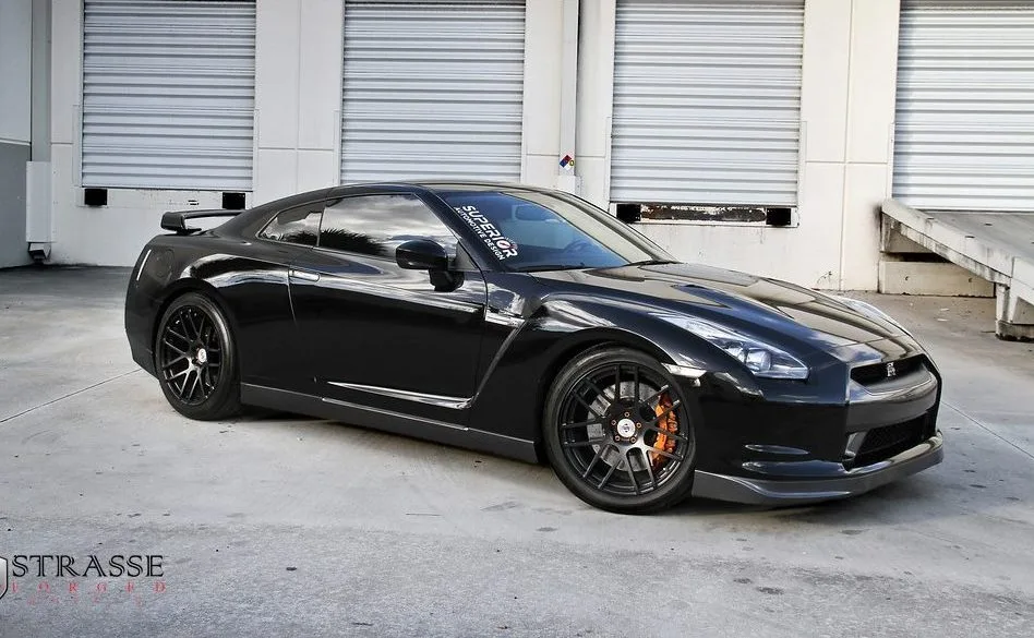 Strasse SM7 Deep Concave Monoblock on Nissan GT-R R35.1, photo 7