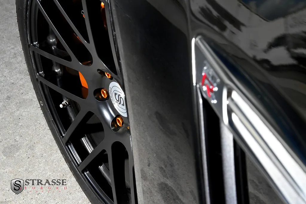 Strasse SM7 Deep Concave Monoblock on Nissan GT-R R35.1, photo 4