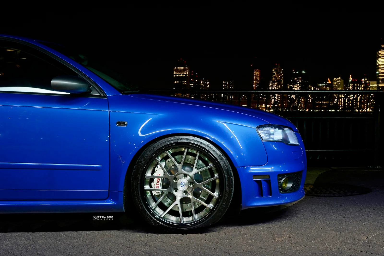 Strasse SM7 Deep Concave Wheels on Audi RS 4 B7, photo 2
