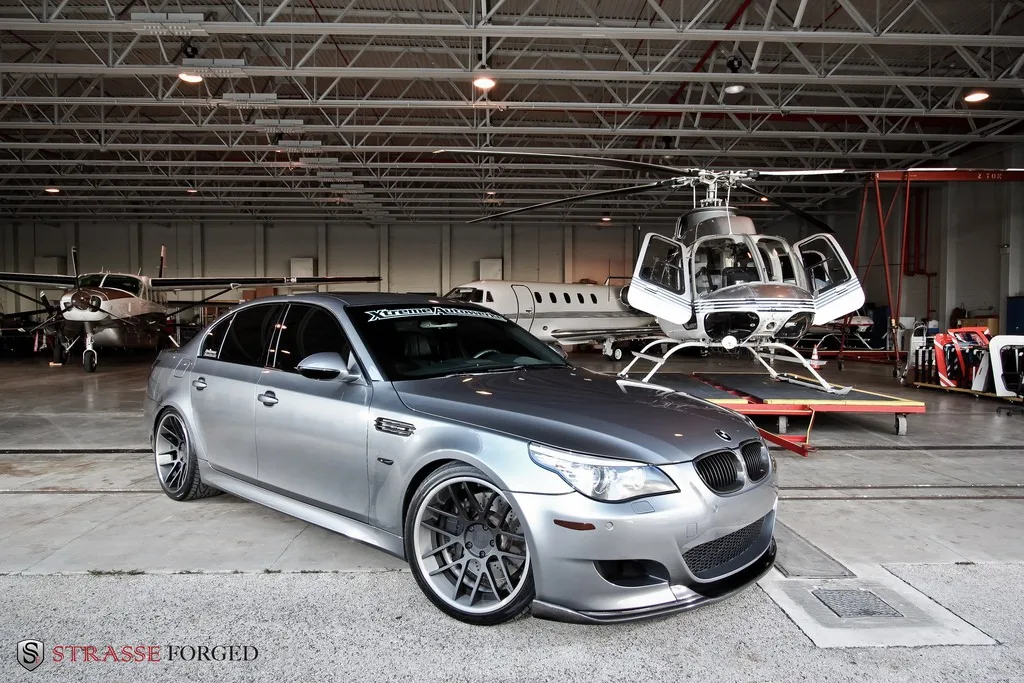 Strasse SM7 Deep Concave on BMW M5 E60.2, photo 4