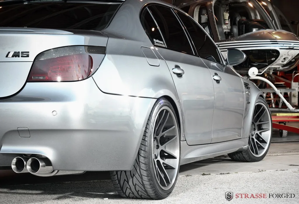 Strasse SM7 Deep Concave on BMW M5 E60.2, photo 9