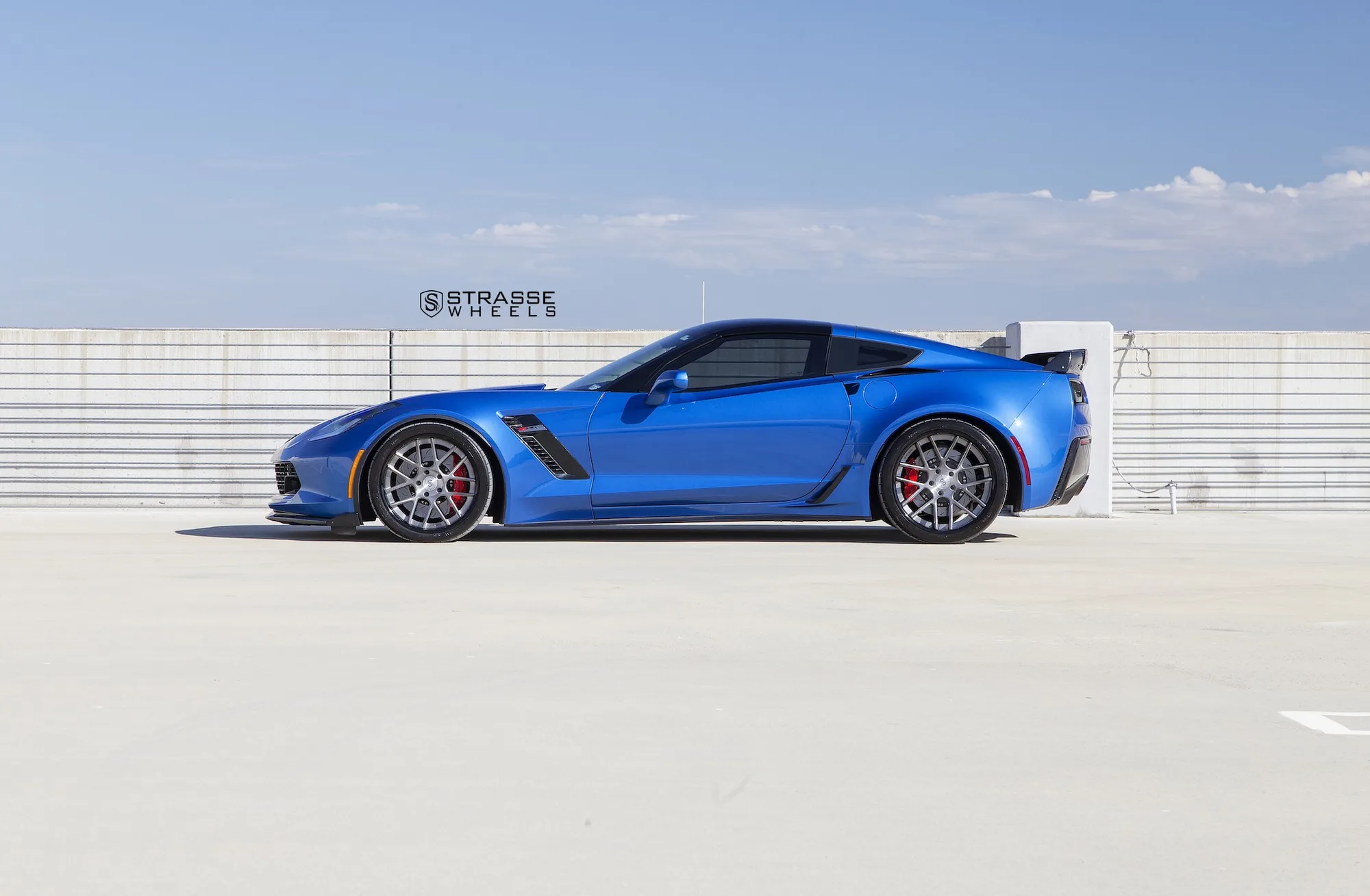 Strasse SM7 Deep Concave on Chevrolet Corvette C7, photo 7