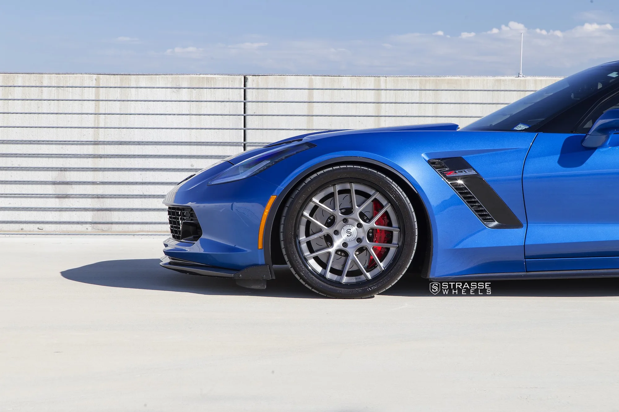 Strasse SM7 Deep Concave on Chevrolet Corvette C7, photo 6