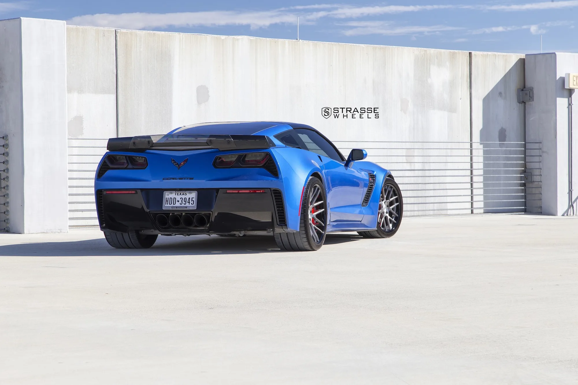 Strasse SM7 Deep Concave on Chevrolet Corvette C7, photo 11