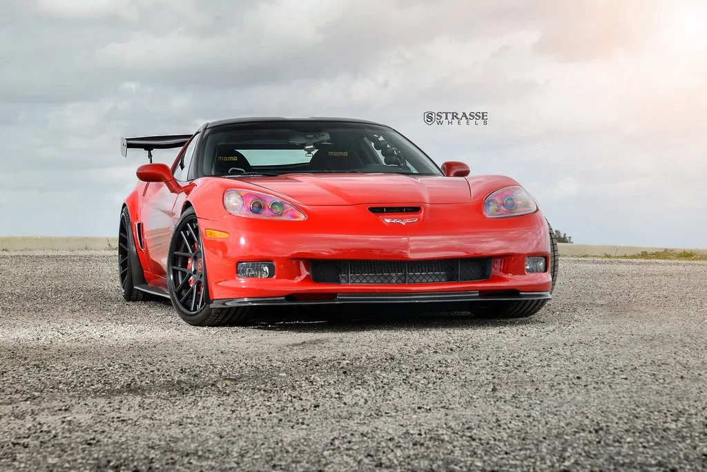 Strasse SM7 Deep Concave on Chevrolet Corvette C6, photo 4