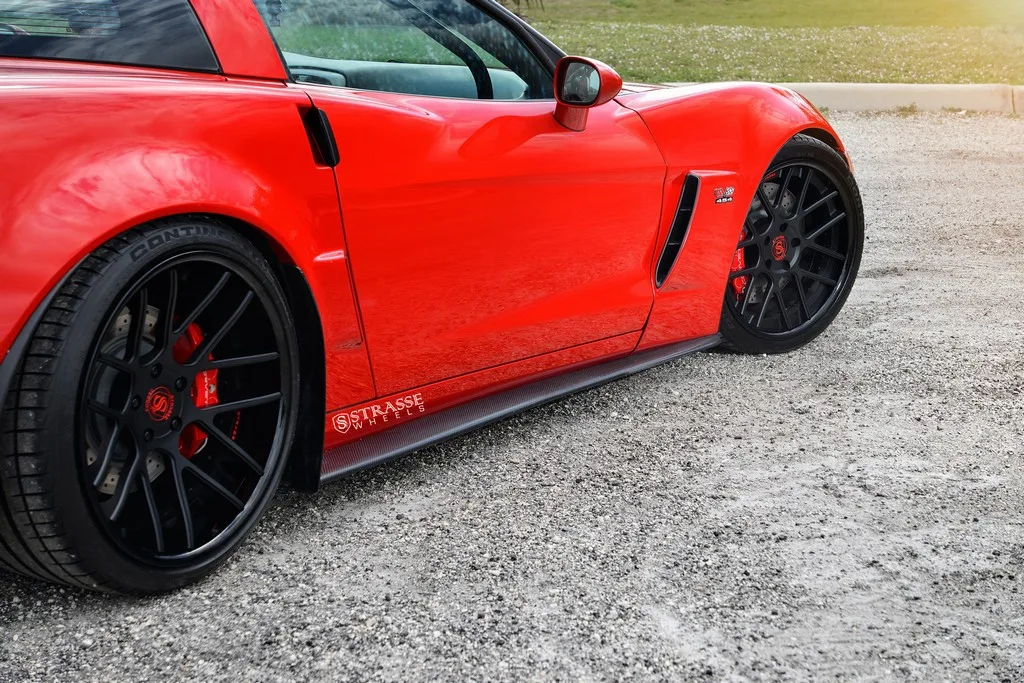 Strasse SM7 Deep Concave on Chevrolet Corvette C6, photo 8
