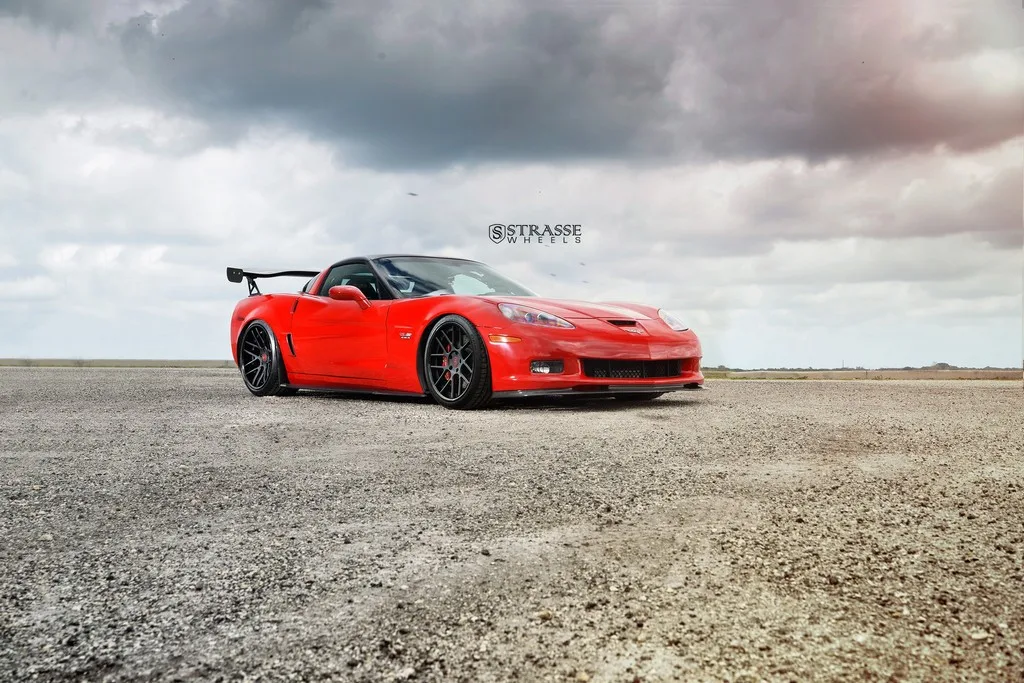 Strasse SM7 Deep Concave on Chevrolet Corvette C6, photo 5