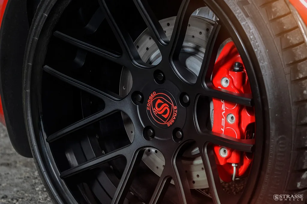 Strasse SM7 Deep Concave on Chevrolet Corvette C6, photo 10