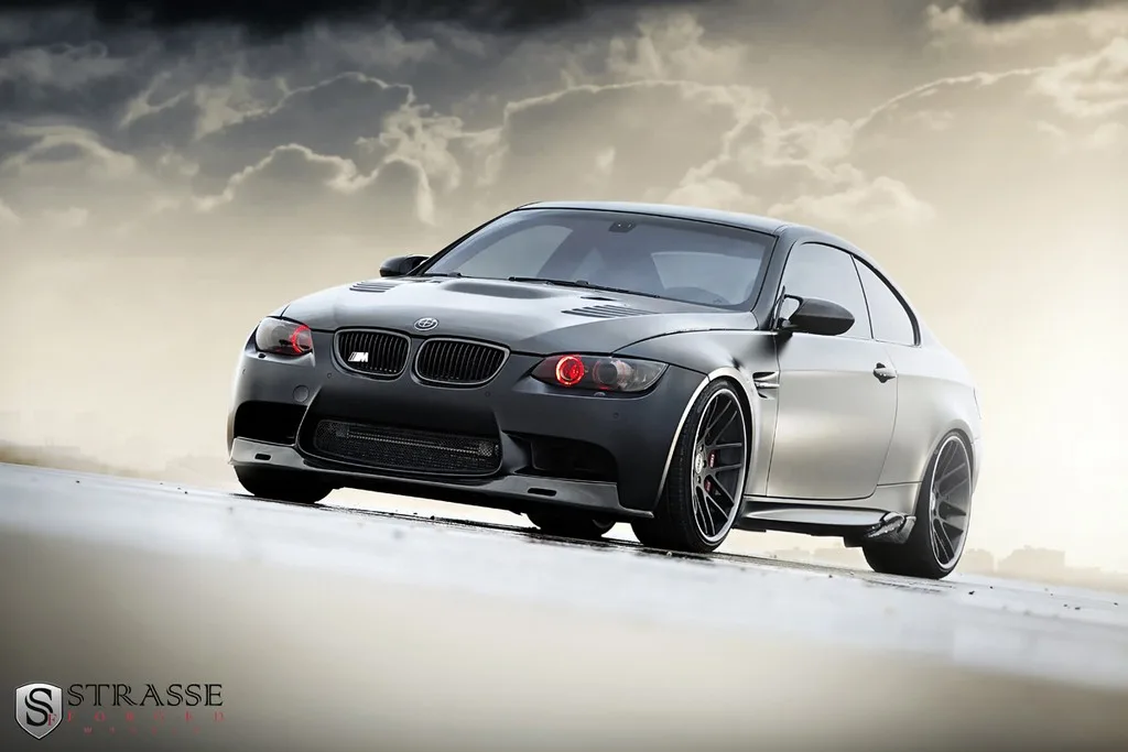 Strasse SM7 Deep Concave on BMW M3 E92.1