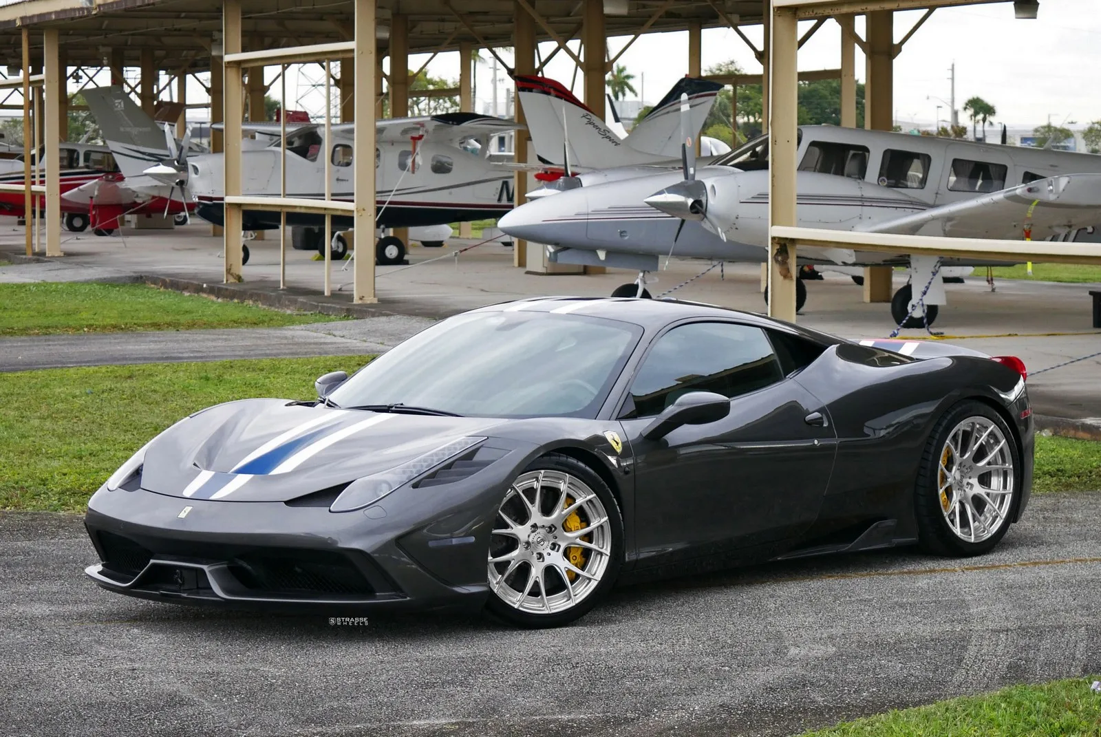 Strasse SM7R Deep Concave Duoblocks on Ferrari 458 Speciale Speciale, photo 3