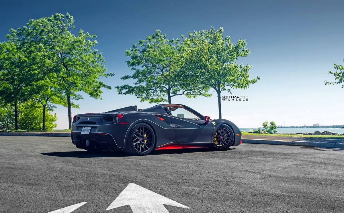 Strasse SM7T Deep Concave on Ferrari 488, photo 7